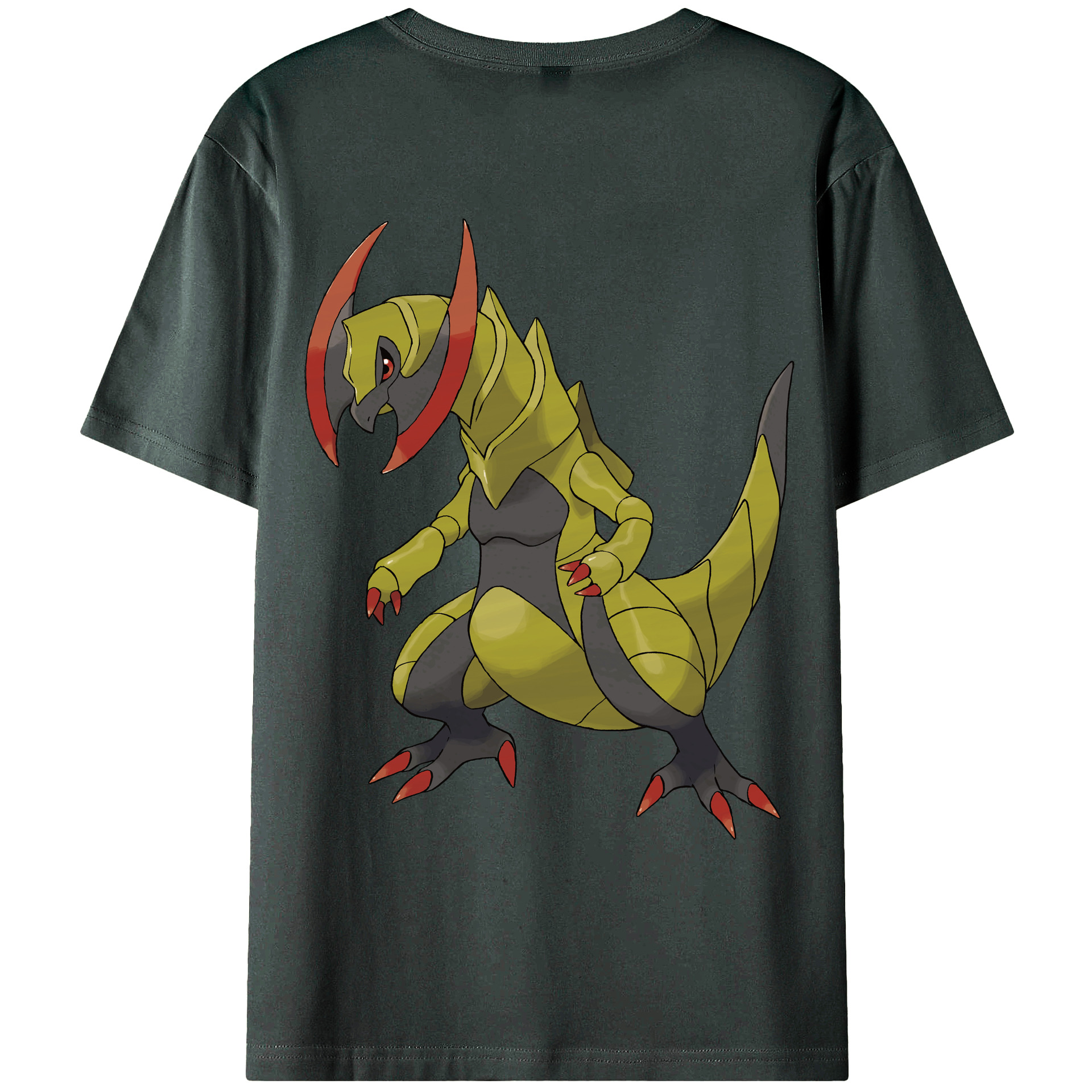 （画像用） ポケットモンスター Pokémon 綿100％ メンズ半袖Tシャツ（バックプリント） 通気性